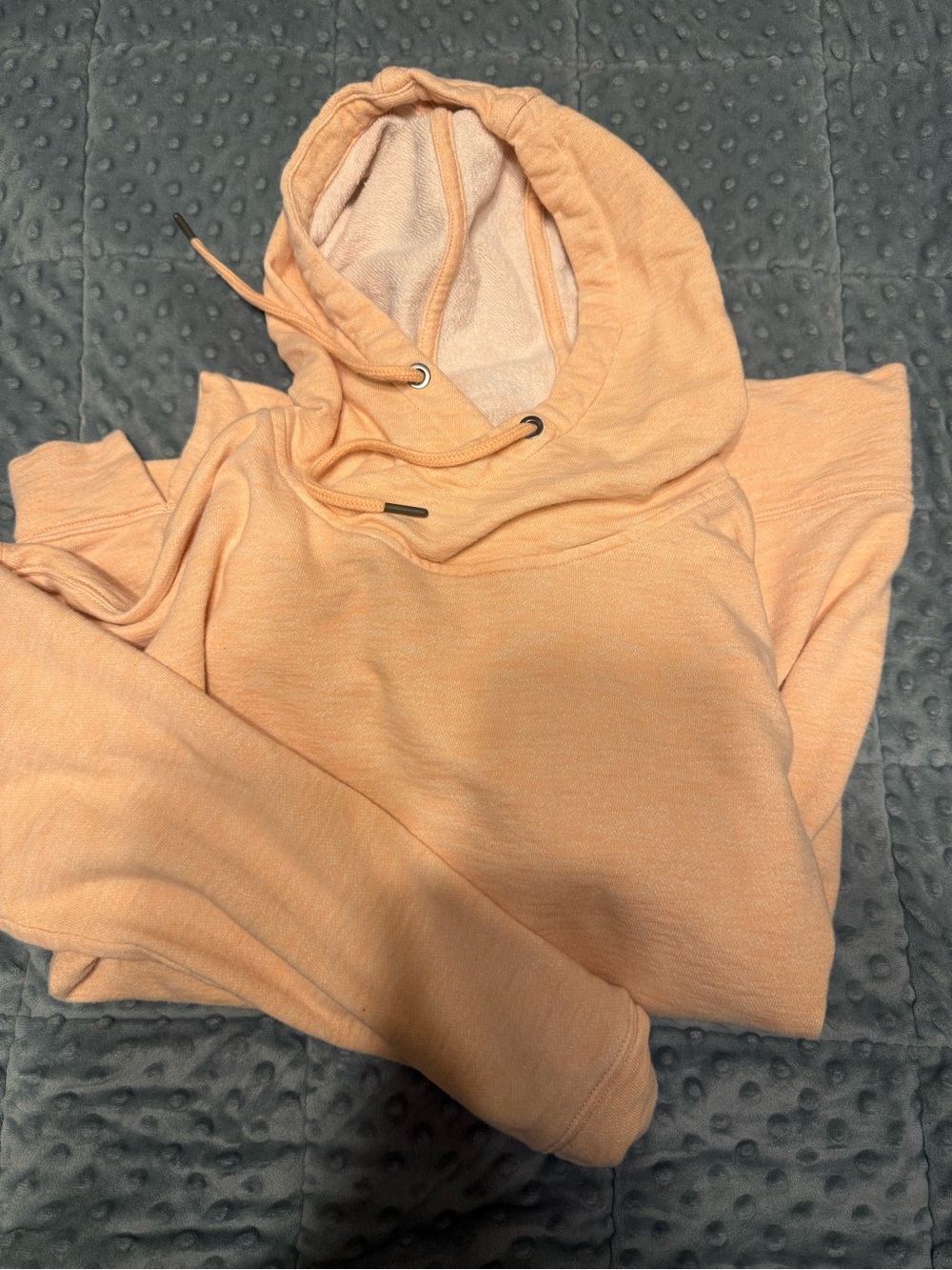 Soft Peach Hoodie - Cozy Pullover Sweatshirt